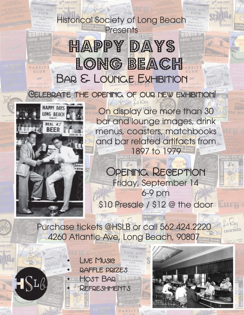 Happy Holidays long beach bar and lounge Exhibition