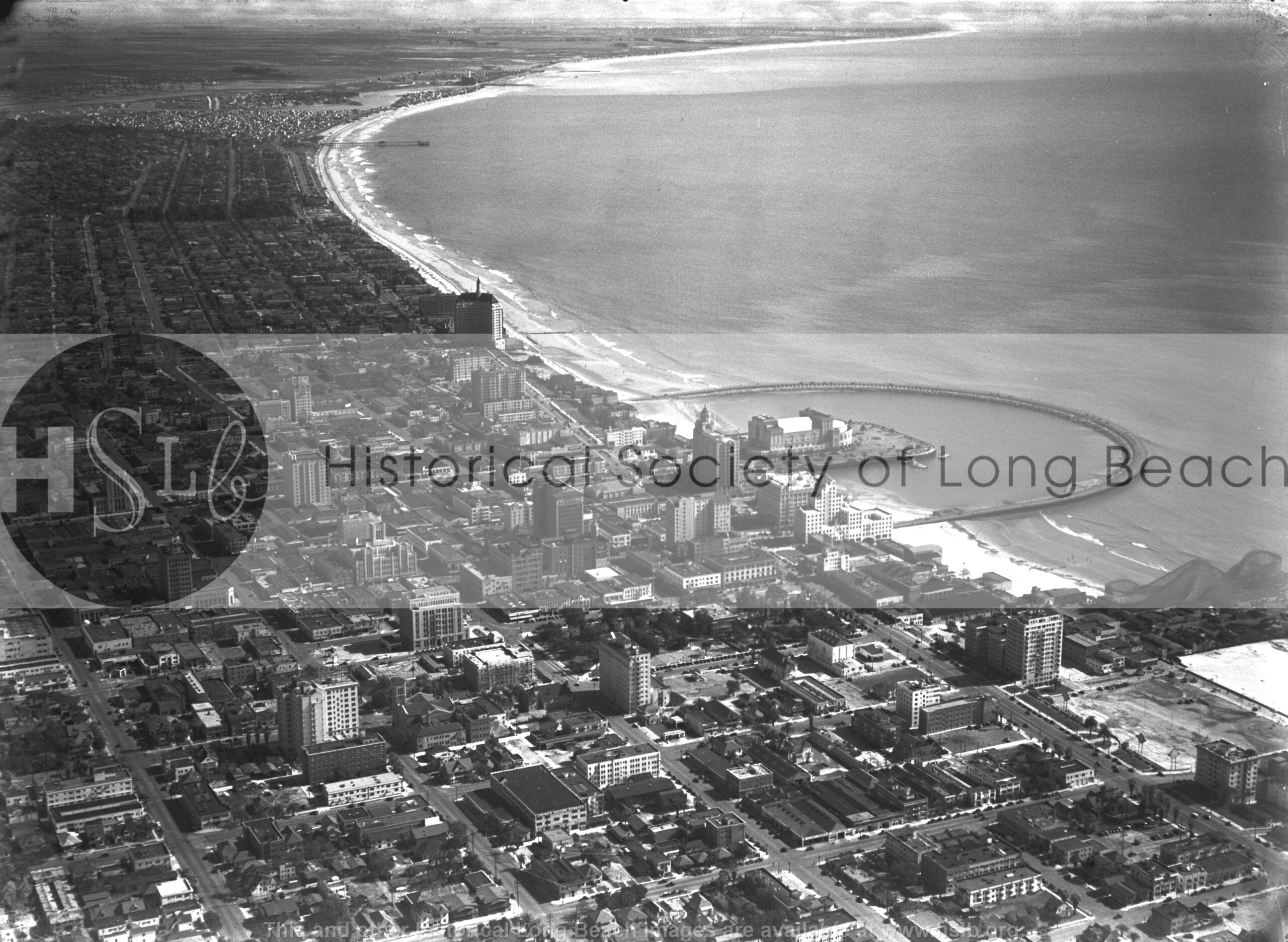 Long Beach aerial, 1937