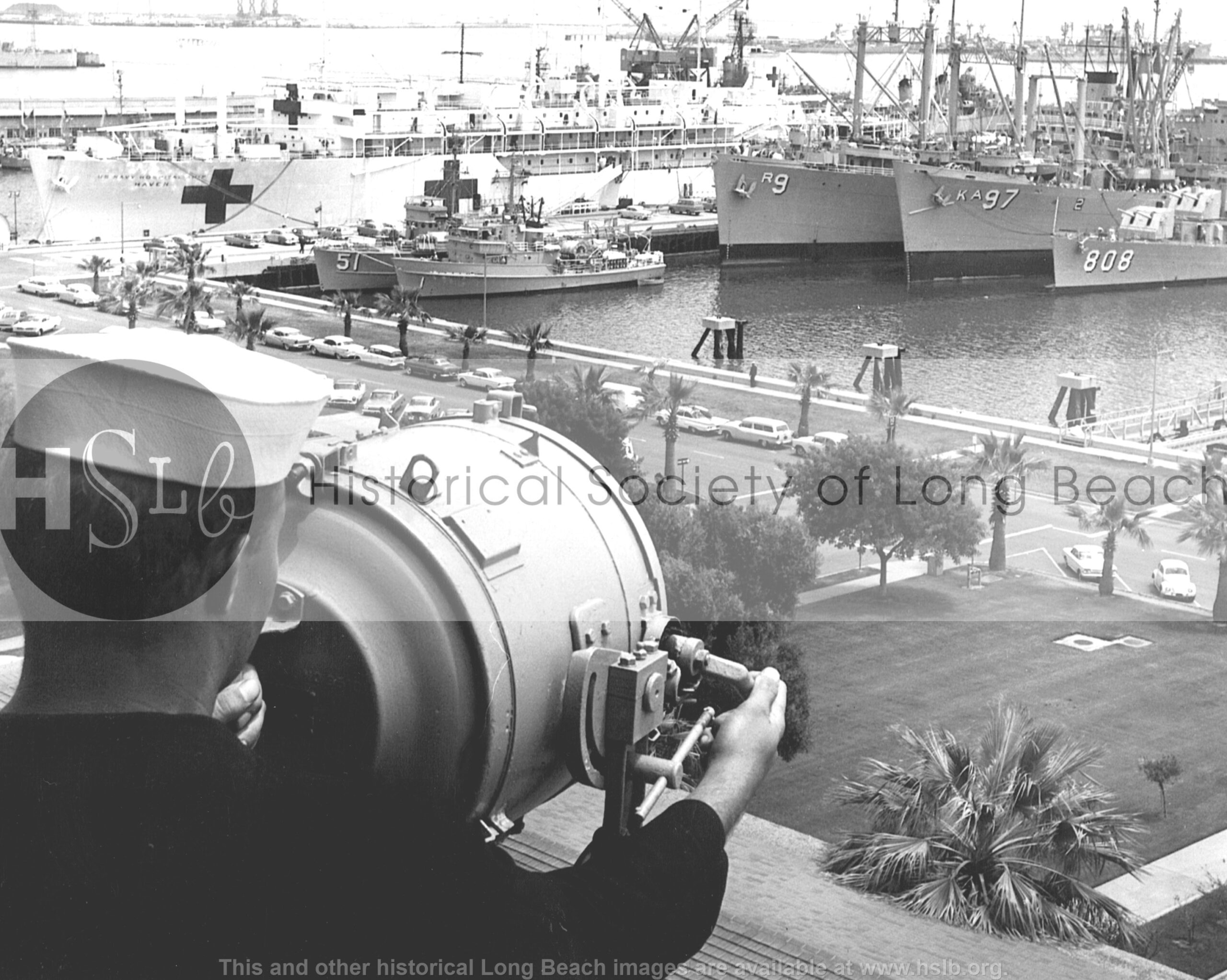 Navy harbor lookout, c. 1950s