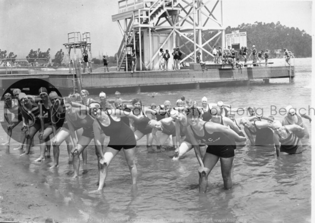 Colorado Lagoon swim lesson, 1935