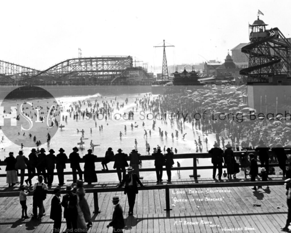 Pike from Pine Ave. Pier, 1915