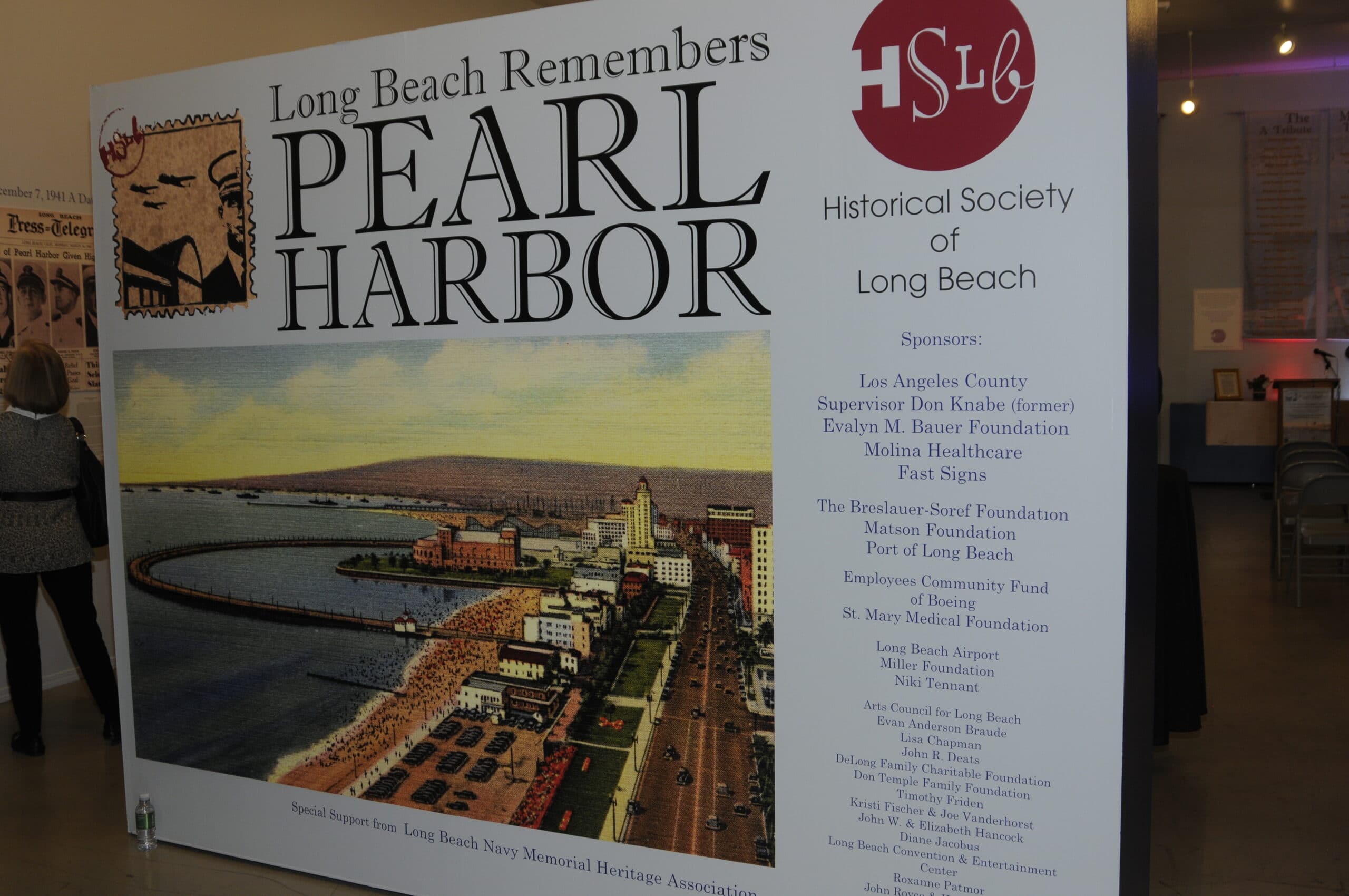 Long beach remembers pearl harbor billboard