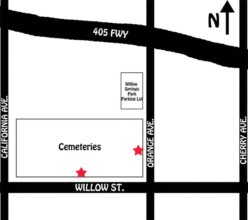 2017 new ticket at the cemeteries event map