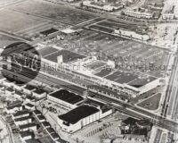 photograph from above of long beach city