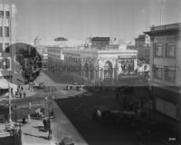 Long beach historical street and walkway