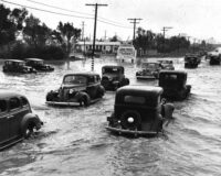 cars flooded in long beach