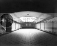 Watermark HSLB hallway black and white photograph
