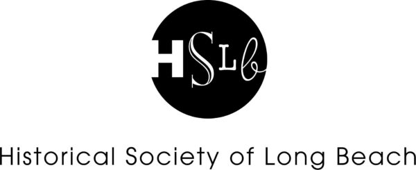 Historical society of long beach logo black and white